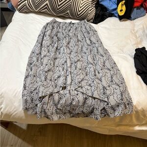 Disturbia Monochrome High Low Skirt